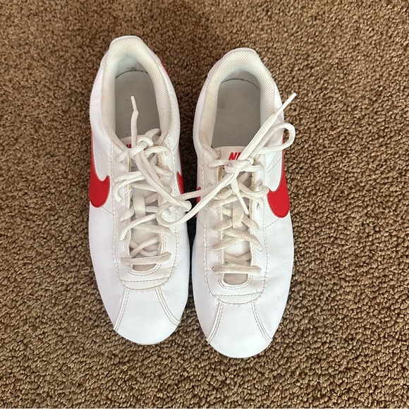 Nike Cortez Casual Trainers, size 6.5, White/University Red - Picture 6 of 6